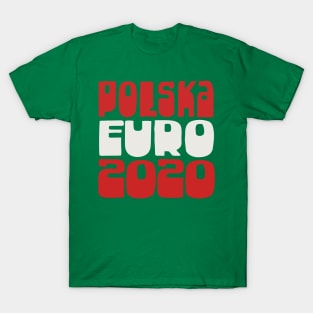 Polska Euro 2020 Soccer Gift Design T-Shirt